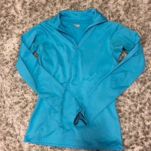 Nike quarter zip up hoodie - blue